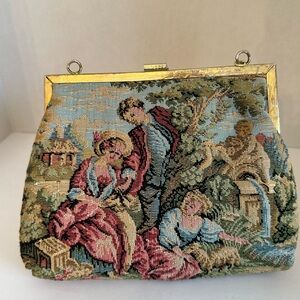 Vintage Tapestry Clutch